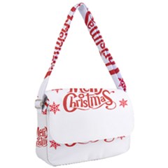 Merry Christmas Courier Bag by designerey