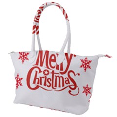 Merry Christmas Canvas Shoulder Bag by designerey