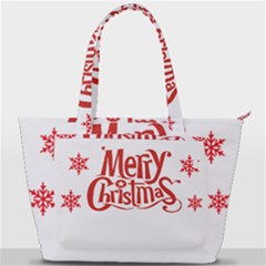 Merry Christmas Back Pocket Shoulder Bag  by designerey