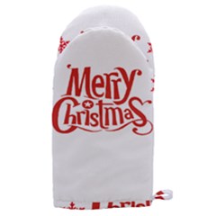 Merry Christmas Microwave Oven Glove by designerey