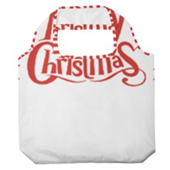 Merry Christmas Premium Foldable Grocery Recycle Bag by designerey