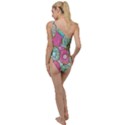 Donut Pattern Texture Colorful Sweet To One Side Swimsuit View2