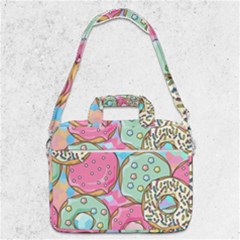 Donut Pattern Texture Colorful Sweet Macbook Pro 13  Shoulder Laptop Bag  by Grandong