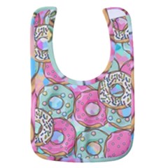 Donut Pattern Texture Colorful Sweet Baby Bib by Grandong