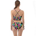 Cats Funny Colorful Pattern Texture Mini Tank Bikini Set View2