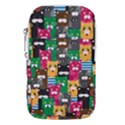 Cats Funny Colorful Pattern Texture Waist Pouch (Large) View1