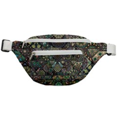 Digital Art Triangle Pattern Texture Mosaic Fanny Pack by Grandong