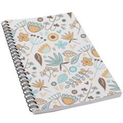 Pattern Flower Leaves, 5 5  X 8 5  Notebook by Grandong