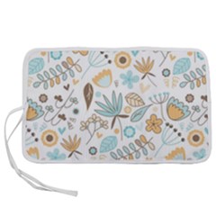 Pattern Flower Leaves, Pen Storage Case (s) by Grandong