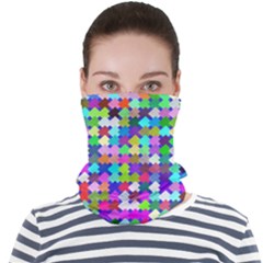 Texture Colorful Abstract Pattern Face Seamless Bandana (adult) by Grandong