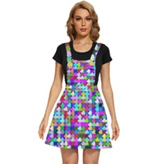 Texture Colorful Abstract Pattern Apron Dress by Grandong