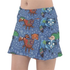 Animals Pattern Colorful Vector Classic Tennis Skirt by Grandong