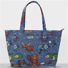 Animals Pattern Colorful Vector Back Pocket Shoulder Bag  by Grandong