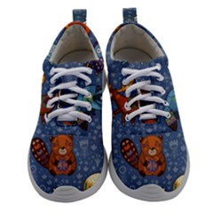 Animals Pattern Colorful Vector Women Athletic Shoes by Grandong