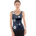 Flower Pattern Texture Women s Basic Tank Top View1