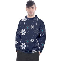 Flower Pattern Texture Men s Pullover Hoodie