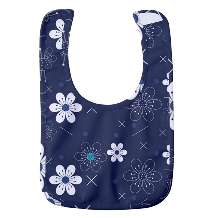 Flower Pattern Texture Baby Bib