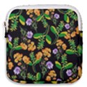 Flower Pattern Art Floral Texture Mini Square Pouch View1