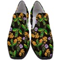 Flower Pattern Art Floral Texture Women Slip On Heel Loafers View1