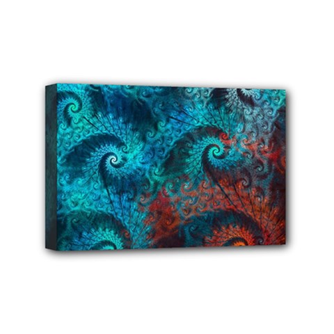 Spiral Abstract Pattern Abstract Mini Canvas 6  X 4  (stretched) by Grandong