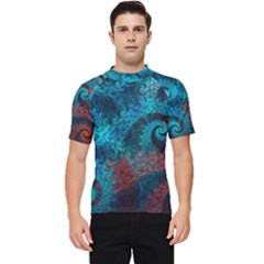 Spiral Abstract Pattern Abstract Men s Short Sleeve Rash Guard by Grandong