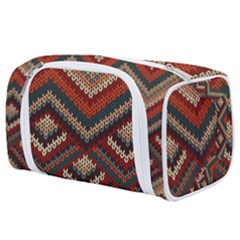 Pattern Knitting Texture Toiletries Pouch by Grandong