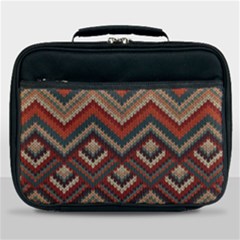 Pattern Knitting Texture Lunch Bag by Grandong