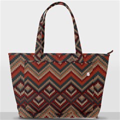 Pattern Knitting Texture Back Pocket Shoulder Bag  by Grandong