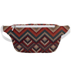 Pattern Knitting Texture Waist Bag  by Grandong