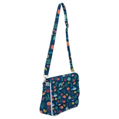 Fish Sea Animals Pattern Shoulder Bag With Back Zipper by Ndabl3x