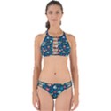 Fish Sea Animals Pattern Perfectly Cut Out Bikini Set View1