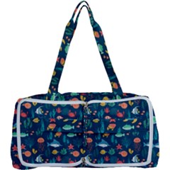 Fish Sea Animals Pattern Multi Function Bag by Ndabl3x