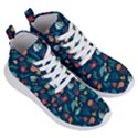 Fish Sea Animals Pattern Women s Lightweight High Top Sneakers View3