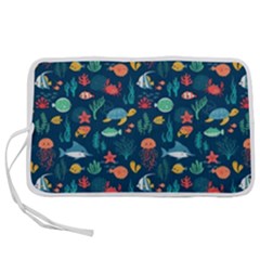 Fish Sea Animals Pattern Pen Storage Case (s) by Ndabl3x