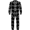 Black Diamond Pattern OnePiece Jumpsuit (Men) View2