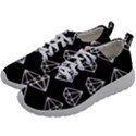 Black Diamond Pattern Mens Athletic Shoes View2