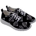 Black Diamond Pattern Mens Athletic Shoes View3