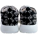 Black Diamond Pattern Mens Athletic Shoes View4