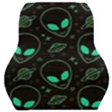 Alien Green Black Pattern Car Seat Back Cushion  View1