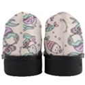 Cartoon Cat Cute Animal Kawaii Pastel Pattern Women Heeled Oxford Shoes View4