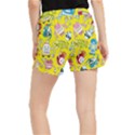 Robot Pattern Women s Runner Shorts View2