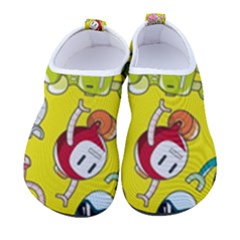 Robot Pattern Women s Sock-style Water Shoes