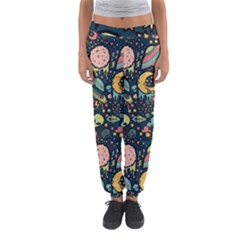 Alien Rocket Space Aesthetic Women s Jogger Sweatpants by Ndabl3x