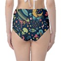 Alien Rocket Space Aesthetic Classic High-Waist Bikini Bottoms View2