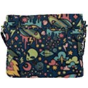 Alien Rocket Space Aesthetic Buckle Messenger Bag View3