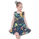 Alien Rocket Space Aesthetic Kids  Summer Dress View1