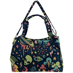 Alien Rocket Space Aesthetic Double Compartment Shoulder Bag by Ndabl3x