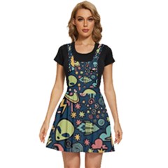 Alien Rocket Space Aesthetic Apron Dress by Ndabl3x