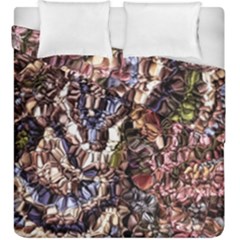 Melting Stitches Duvet Cover Double Side (king Size) by kaleidomarblingart