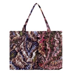 Melting Stitches Medium Tote Bag by kaleidomarblingart